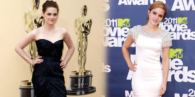 'Perang' Gaya Kristen Stewart vs Emma Watson, Siapa Juaranya?