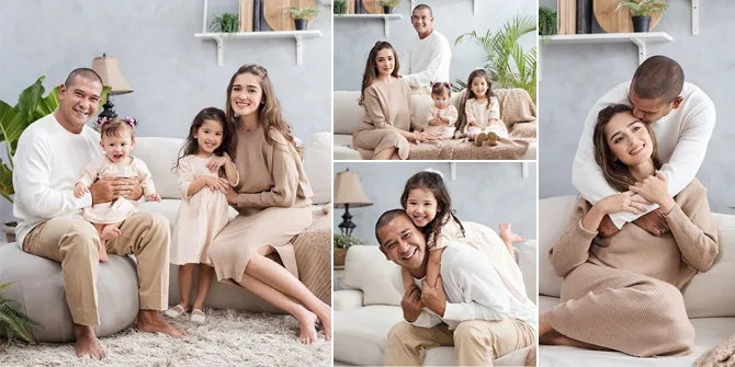 Photoshoot Terbaru Keluarga Yasmine Wildblood & Abi Yapto, 2 Putri Cantiknya Nggemesin Banget!