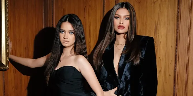 Photoshoot Terbaru Tawana Sheldrick Bareng Cantika Putri Kirana, Kompak Tampil Serba Hitam