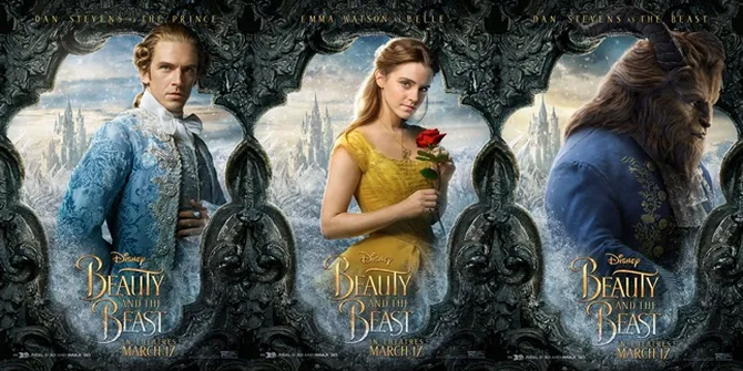 Poster Karakter 'BEAUTY & THE BEAST', Emma Watson Cantik!