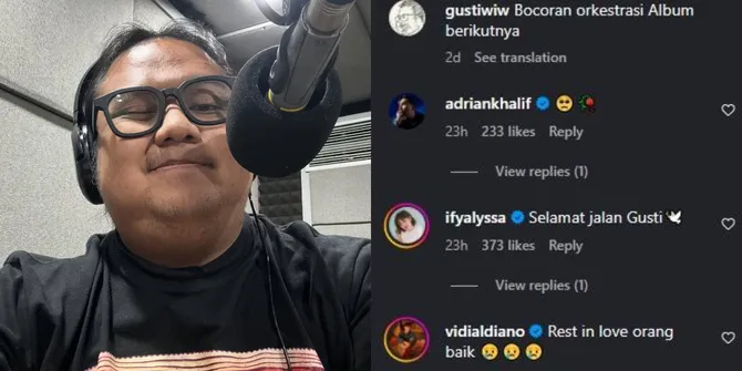 Postingan Terakhir Gustiwiw di Instagram Hujan Like dan Komen, Jadi Tempat Melayat Online