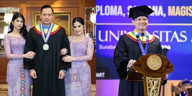 Potret Agus Yudhoyono Wisuda S3 dan Raih Best Graduate Award, Annisa Pohan: Perempuan Batak Antar Suami Jawa Raih Cita-Cita