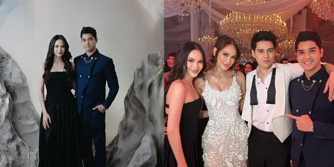 Potret Al Ghazali dan Alyssa Daguise Datang ke Resepsi Pernikahan Luna Maya - Maxime, Tampil Super Kece 