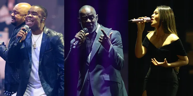 Potret All 4 One, Brian McKnight dan Raisa di Konser Heart & Soul 2025, Benar-Benar Romantis Bikin Nostalgia