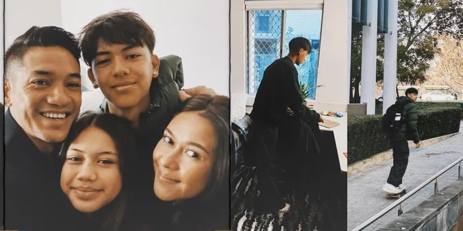 Potret Andrew White dan Nana Mirdad Antar Jason Hari Pertama Kuliah di Australia, Bikin Haru dan Bangga