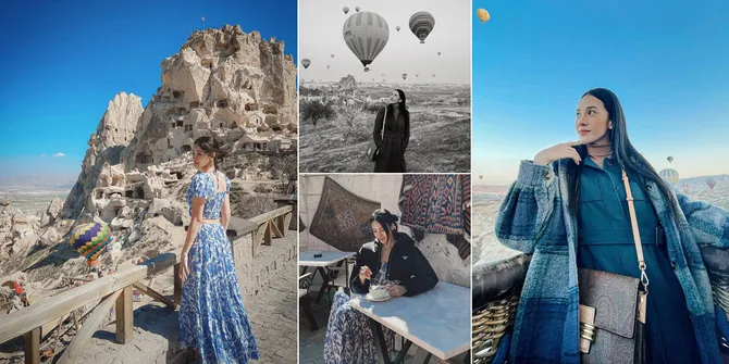 Potret Anya Geraldine Liburan di Cappadocia, Netizen Auto Bilang: It's My Dream Mas, Not Her!