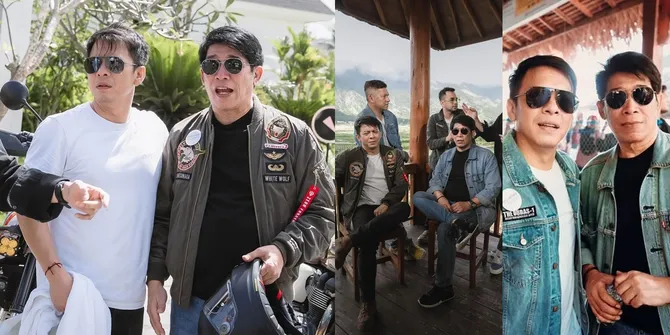 Potret Ariel NOAH dan Parto Patrio Touring Bareng di Lombok, Buktikan Kemiripan Satu Sama Lain
