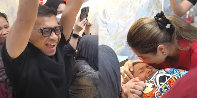 Potret Arsya Hermansyah Disunat, Anang Ikut Potong dan Keluarga yang Menemani Heboh Satu Ruangan