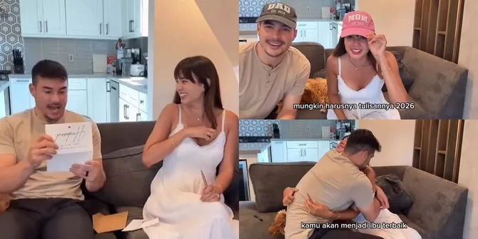 7 Potret Aurelie Moeremans Umumkan Kehamilan Pertama, Reaksi Suami sampai Lompat Kegirangan