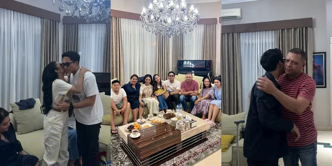 8 Potret Azriel Hermansyah & Sarah Menzel Bertamu ke Rumah Kris Dayanti, Disambut Hangat Raul Lemos hingga Amora & Kellen