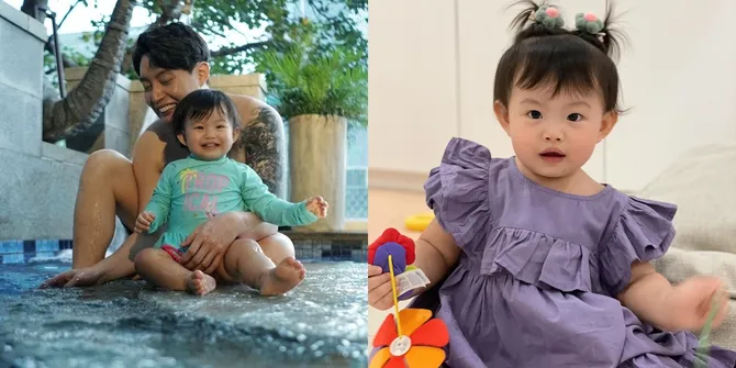 Potret Baby Abbie Anak Perempuan Edric Tjandra yang Sebentar Lagi Berusia 3 Tahun, Makin Cantik dan Menggemaskan