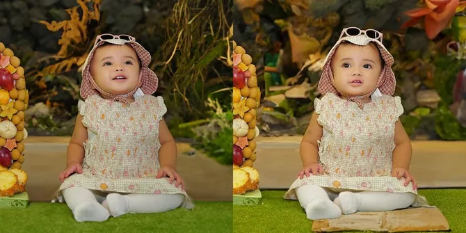 Potret Baby Azura Anak Atta Halilintar Rayakan Usia 10 Bulan, Adek Nyunyu yang Makin Gemesin dan Murah Senyum