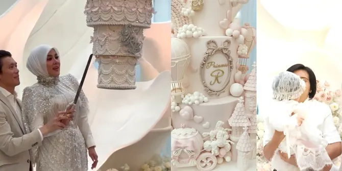 Potret Baby Princess R Rayakan Ultah Bareng Syahrini, Gemesin Banget