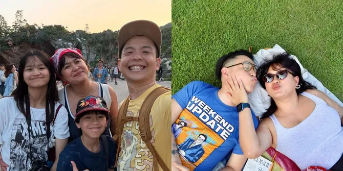 Potret Bahagia Ernest Prakasa Liburan Bareng Keluarga ke Jepang, Sky Dipuji Makin Cantik