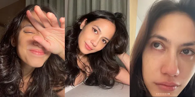 Potret Berbagai Ekspresi Pevita Pearce Membaca Review Film SRI ASIH, Tersenyum Malu-Malu Sampai Sempat Menangis!