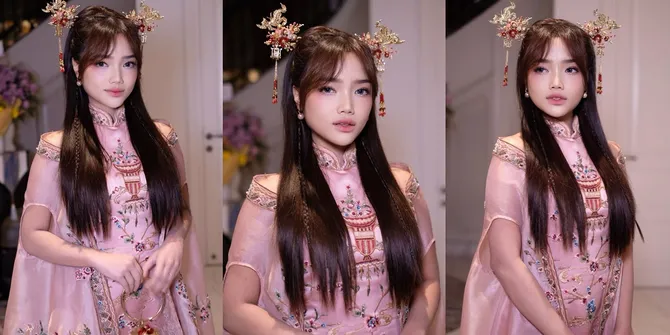 Potret Cantik Fuji saat Pakai Cheongsam, Bagai Putri Drama China yang Menunggu Pangeran