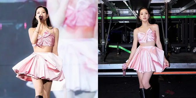 Potret Cantik Jisoo BLACKPINK Pakai Dress Dior, Dibuat Khusus Jonathan Anderson untuk Konser