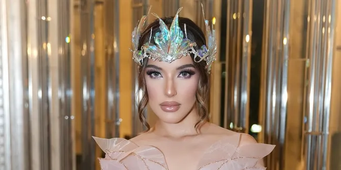 Potret Cantik Tasya Farasya di Anniversary MOP Beauty, Tegar Meski Siangnya Sidang Cerai