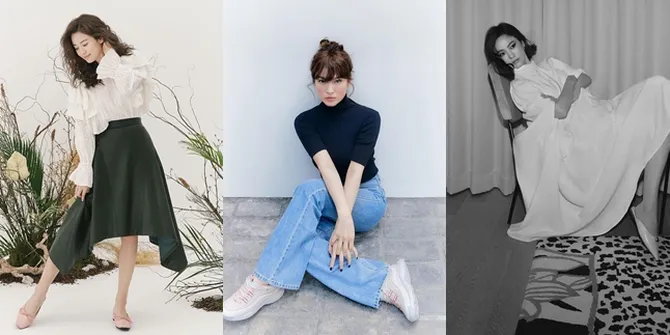 Potret Cantiknya Song Hye Kyo dengan Berbagai Style Sepanjang Pemotretan di Tahun 2020