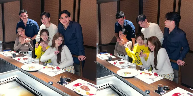 7 Potret Cassandra Lee Triple Date Bareng Bestie, Ada Ciccio Manassero Gandeng Kekasih Baru