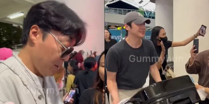 Potret Cast 'RESIDENT PLAYBOOK' Saat Tiba di Bali, Penuh Senyum Disambut Meriah Para Penggemar