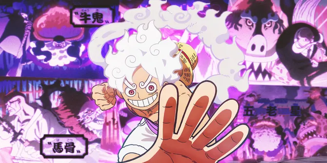 Potret Cuplikan One Piece Episode 1144: Momen Epic 5 Gorosei Akhirnya Berhadapan dengan Luffy