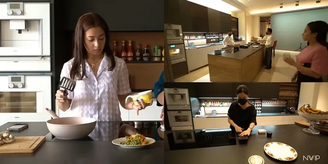 Potret Dapur Mewah Serta Canggih di Rumah Nikita Willy dan Indra Priawan, Harga Kitchen Set 1 Miliar