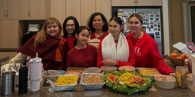Potret Dapur Rumah Cindy Harahap di Australia, Tempat Berkumpul Untuk Buka Puasa