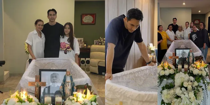 Potret Darius Sinathrya Dampingi Mendiang Ayah Sebelum Diberangkatkan ke Jogja, Berusaha Tegar