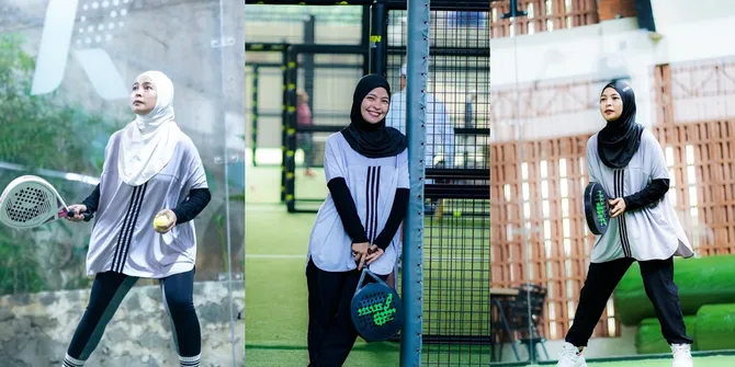 Potret Gaya Tantri Kotak Main Padel, Senang Banget Sampai Ketagihan - Ingin Dilombakan di 17an