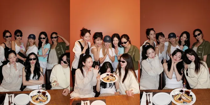 Potret Girls Generation Reunian, Rayakan Ulang Tahun Tiffany dan Anniversary Debut SNSD ke-18