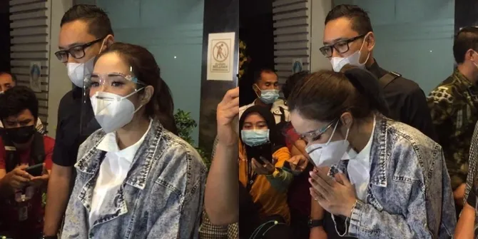 Potret Gisella Anastasia Pasca Jalani Pemeriksaan Selama 10 Jam, Tundukkan Kepala Minta Maaf