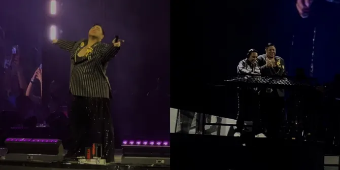 Potret Ivan Gunawan Beri Kejutan di Konser Rossa, Tampil Penuh Semangat Mesi Badan Kurang Fit