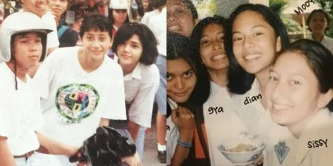 Potret Jadul Seleb Bareng Geng Bestie SMA, Dari Dulu Maia Estianty dan Dian Sastro Cantik Anak Hits Banget - Pernah Pose Alay Juga