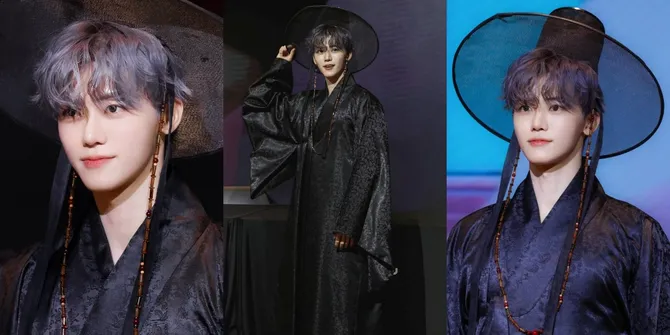 Potret Jaemin NCT Dream Mode 'Saja Boys', Gantengnya Kebablasan Pakai Hanbok Hitam