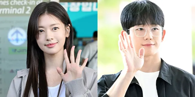 Potret Jung Hae In dan Jung So Min di Bandara Sebelum Menuju Bali, Nggak Datang Barengan Tapi Vibe Kayak Couplean