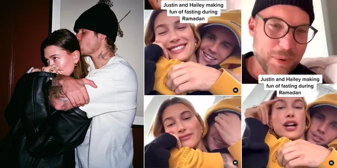 Potret Justin Bieber dan Hailey yang Ramai Dikecam Usai Sebut Puasa Tak Masuk Akal