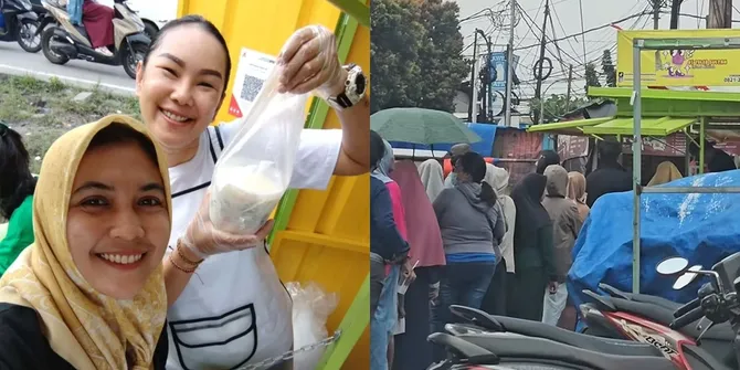 Potret Kalina Ocktaranny Jualan Es Teler, Diberi Modal Azka Corbuzier Rp 50 Juta