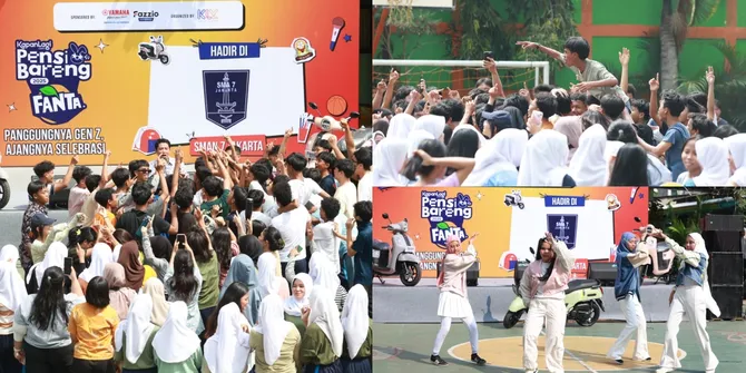 Potret KapanLagi Pensi Bareng 2025 Guncang SMA Negeri 7 Jakarta: Aksi Gen Z, Musik dan Edukasi Berkendara!