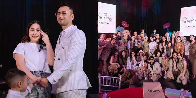 Potret Kejutan Ulang Tahun Buat Raffi Ahmad dan Nagita Slavina dari Keluarga & Sahabat, Sampai Menangis Haru