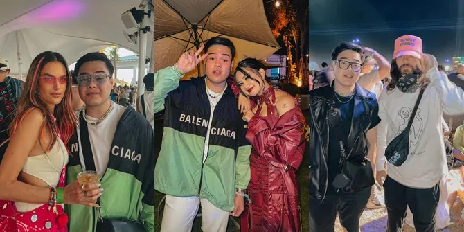 Potret Keseruan Jeje Soekarno di Coachella, Ketemu Justin Bieber dan Kylie Jenner - Foto Bareng Niki Hingga Jared Leto