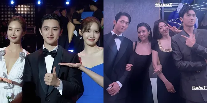 Potret Langka Interaksi Bintang Drama Populer di 2nd Blue Dragon Awards, Netizen 'Tertampar' Visual