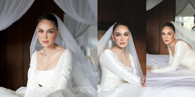 Potret Luna Maya Cantik dengan Gaun Bak Princess di Resepsi Kedua, Pakai Kalung Berlian 1,5 Miliar