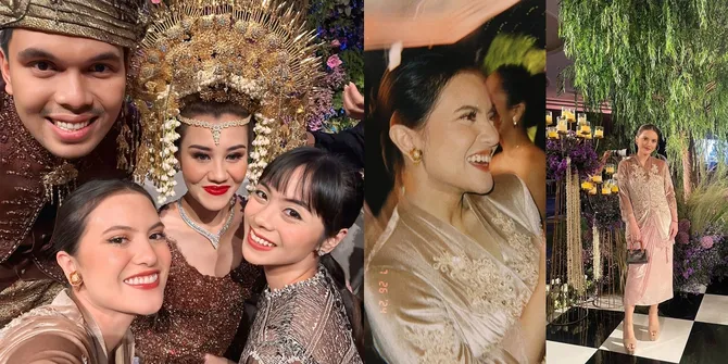 Potret Marsha Aruan di Pernikahan Aaliyah Massaid - Thariq, Ceria dan Bahagia Meski Ada El Rumi dan Syifa di Ruangan Sama