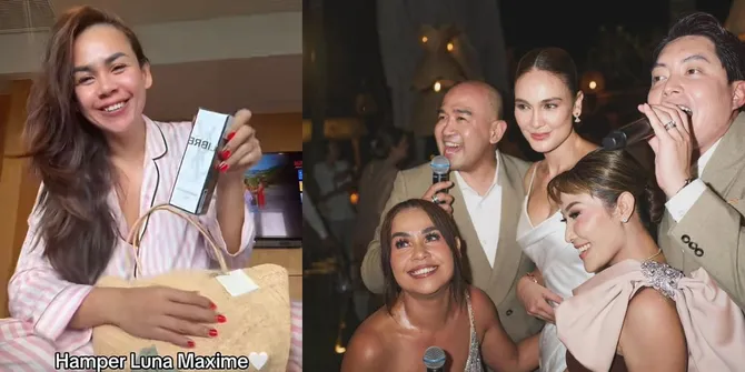 Potret Melaney Ricardo Unboxing Hampers Pernikahan Luna Maya dan Maxime Bouttier, dari Brand Terkenal: Super Duper Kepake!