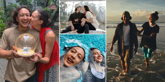 Potret Mesra Nadine Chandrawinata dan Dimas Anggara yang Makin Romantis Selama Pandemi, Bikin Baper!