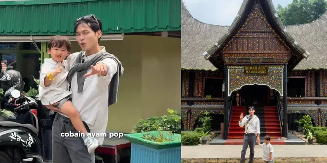 Potret Na Daehoon Kulineran Ayam Pop Bersama Eunho di Padang