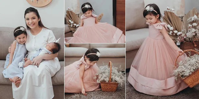 Potret Nastusha Putri Chelsea Olivia yang Kini Jadi Kakak, Makin Cantik Pakai Gaun Princess Aurora