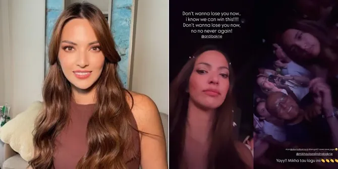 Potret Nia Ramadhani Heboh Sendiri di Konser Backstreet Boys Las Vegas, Ayah Mertua Setia Menemani