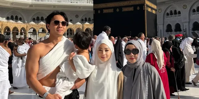 Potret Nikita Willy Umrah Awal Tahun Bareng Keluarga, Tingkah Issa Bikin Gemas